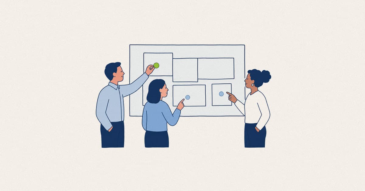 A team mapping psychosocial risks on a floor plan, the first step of a Quebec prevention program