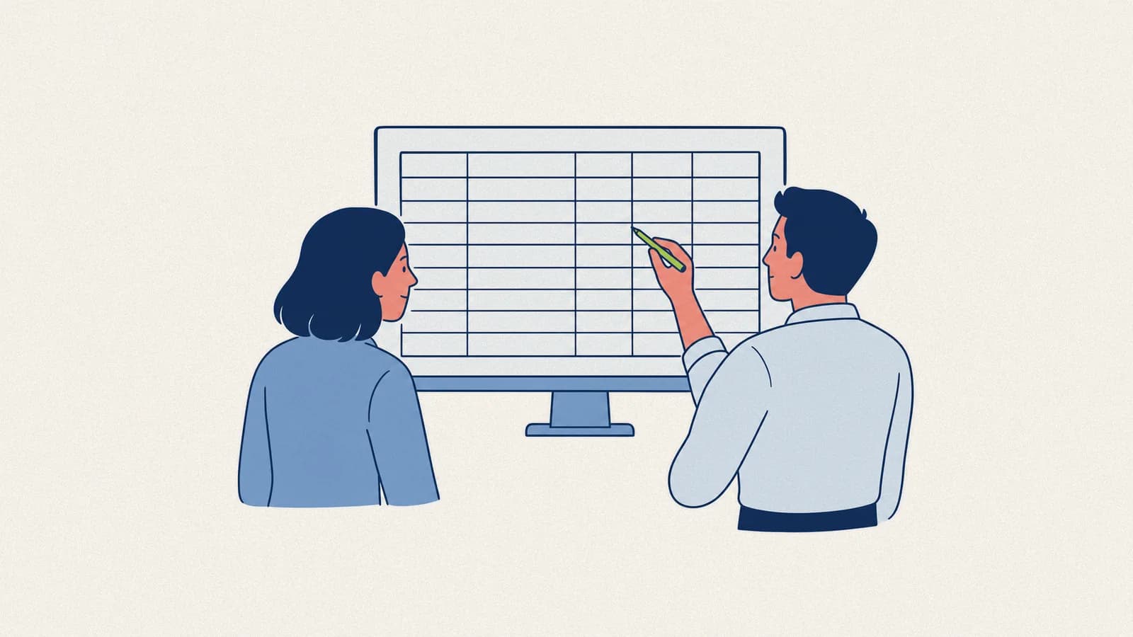 A payroll lead and manager reviewing a timesheet against Quebec employment standards